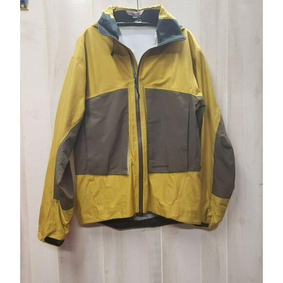 Westcomb Vapor Waterproof Jacket, Mens S, E-Vent w Recco Locator, Gold & Gray